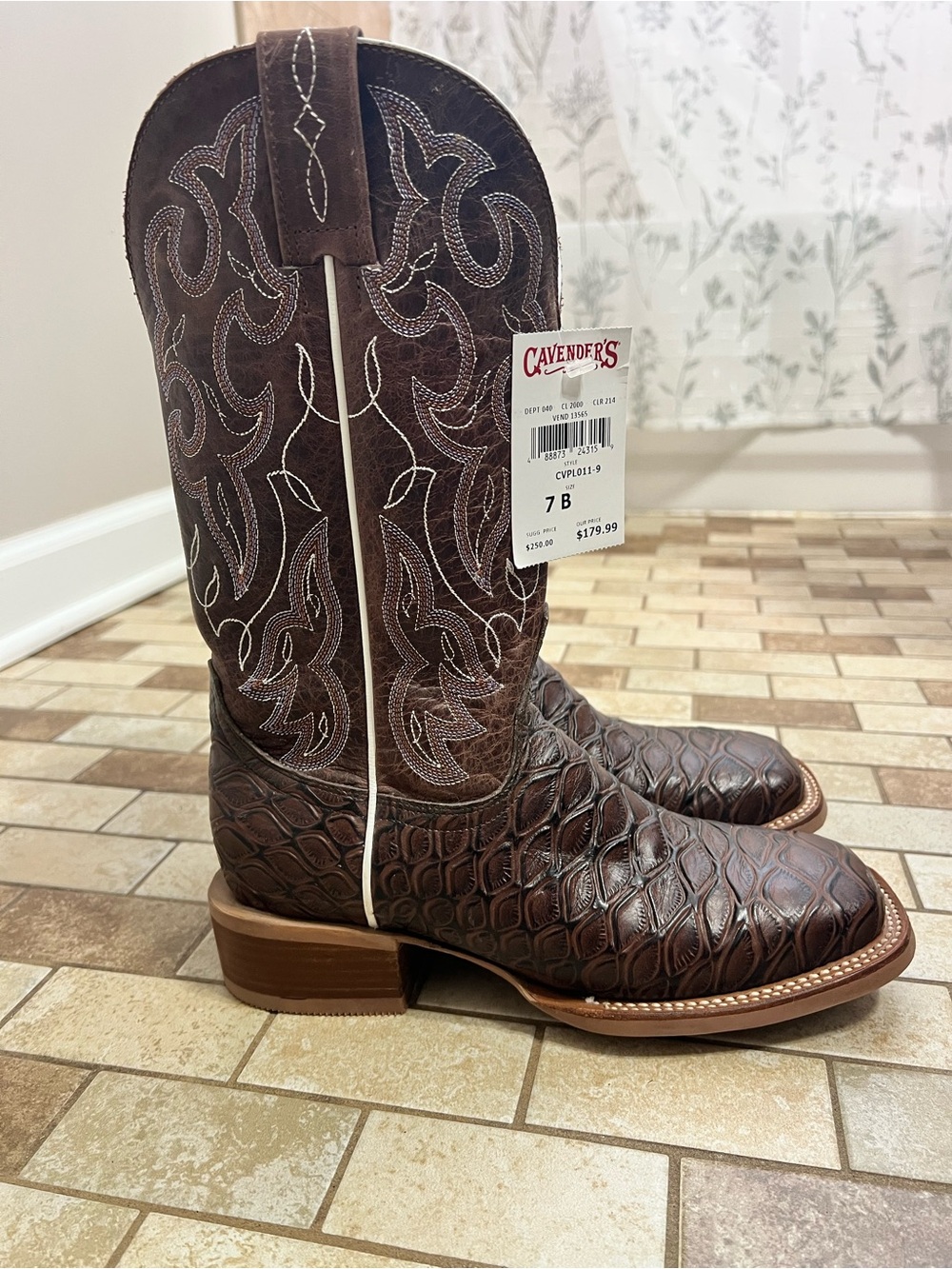 Cavender's Brown Women's Western Heeled Boots
